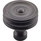 Top Knobs TK881SAB TK881 Brixton Ridged 1 1/4" Diameter Mushroom Cabinet Knob Sable