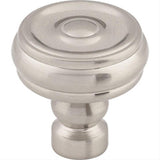 Top Knobs TK882BSN TK882 Brixton Button 1 1/4" Diameter Mushroom Cabinet Knob Brushed Satin Nickel