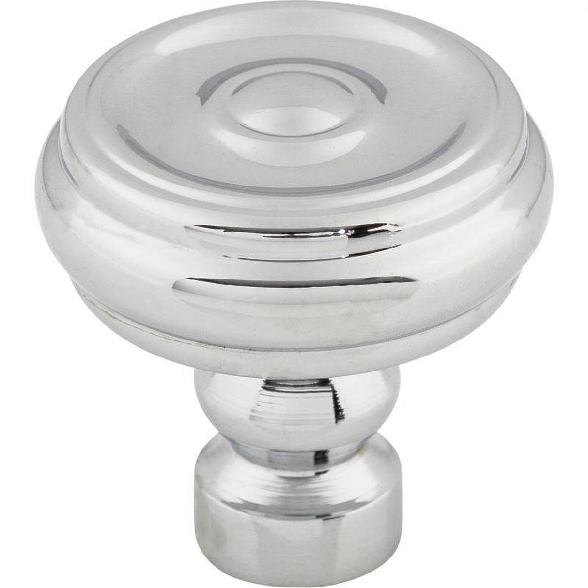 Top Knobs TK882PC TK882 Brixton Button 1 1/4" Diameter Mushroom Cabinet Knob Polished Chrome