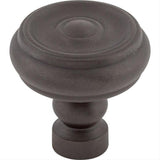 Top Knobs TK882SAB TK882 Brixton Button 1 1/4" Diameter Mushroom Cabinet Knob Sable
