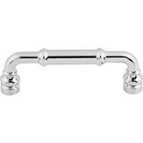 Top Knobs TK883PC TK883 Brixton 3 3/4" Center to Center Bar Pull Polished Chrome