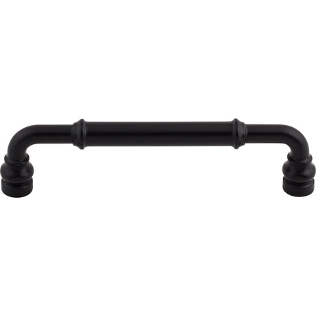 Top Knobs TK884BLK Brixton 5 1/16" Center to Center Bar Pull Flat Black