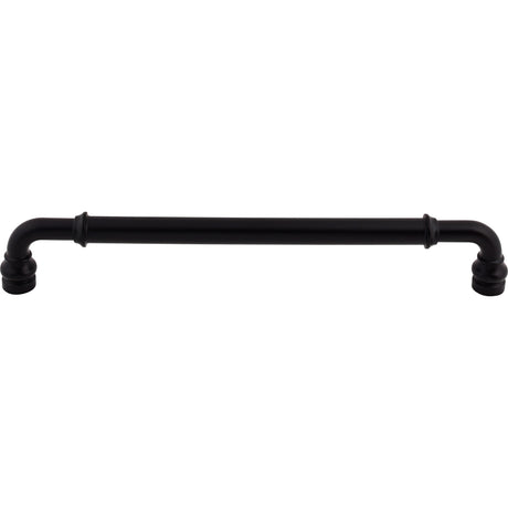 Top Knobs TK889BLK Brixton 12" Center to Center Appliance Pull Flat Black