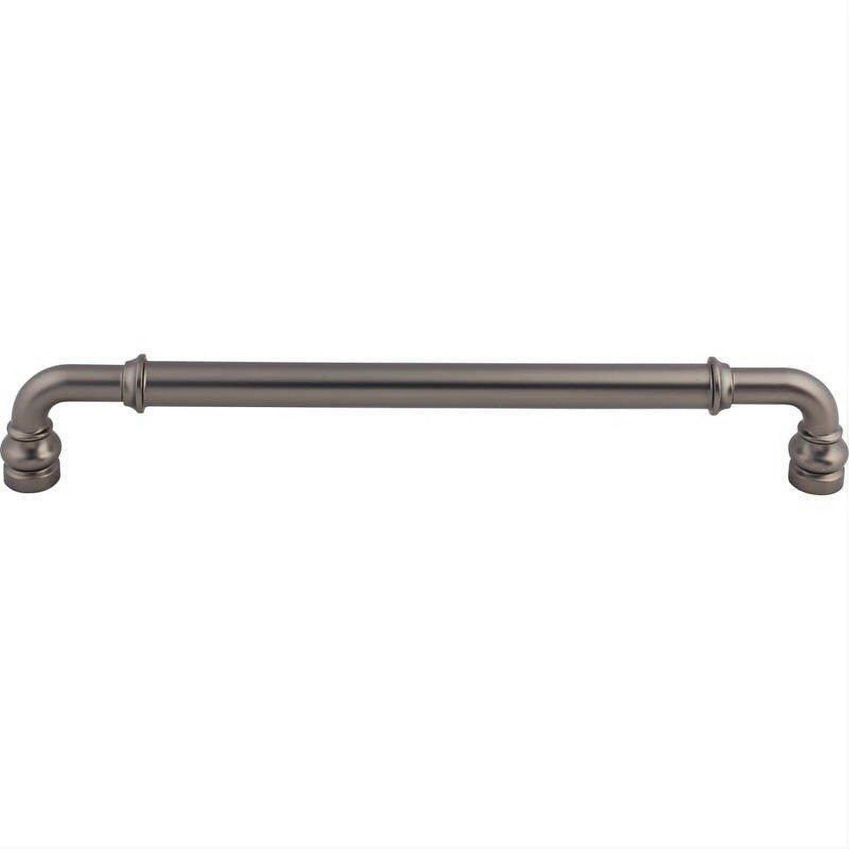 Top Knobs TK889AG TK889 Brixton 12" Center to Center Cabinet Pull / Appliance Pull Ash Gray