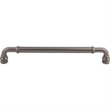 Top Knobs TK889AG TK889 Brixton 12" Center to Center Cabinet Pull / Appliance Pull Ash Gray