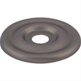 Top Knobs TK890AG TK890 Brixton 1 3/8" Knob Backplate Ash Gray
