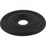 Top Knobs TK890BLK TK890 Brixton 1 3/8" Knob Backplate Flat Black