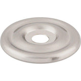 Top Knobs TK890BSN TK890 Brixton 1 3/8" Knob Backplate Brushed Satin Nickel