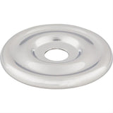 Top Knobs TK890PC TK890 Brixton 1 3/8" Knob Backplate Polished Chrome