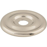 Top Knobs TK890PN TK890 Brixton 1 3/8" Knob Backplate Polished Nickel