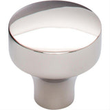 Top Knobs TK900PN TK900 Kinney 1 1/8" Diameter Mushroom Cabinet Knob Polished Nickel