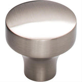 Top Knobs TK901BSN TK901 Kinney 1 1/4" Diameter Mushroom Cabinet Knob Brushed Satin Nickel