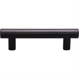Top Knobs TK903BLK TK903 Hillmont 3" Center to Center Bar Pull Flat Black
