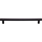 Top Knobs TK907BLK TK907 Hillmont 7 9/16" Center to Center Bar Pull Flat Black
