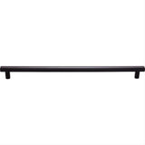 Top Knobs TK909BLK TK909 Hillmont 12" Center to Center Bar Pull Flat Black