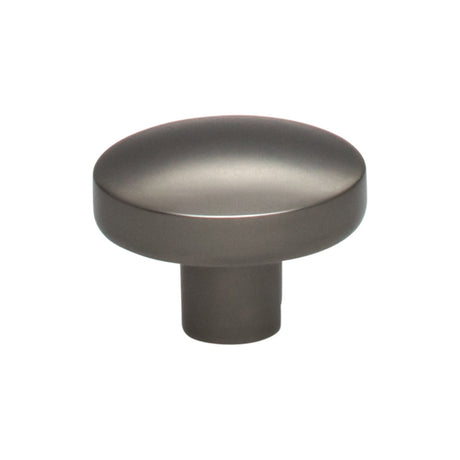 Top Knobs TK910AG Hillmont 1 3/8" Length Oval Knob Ash Gray