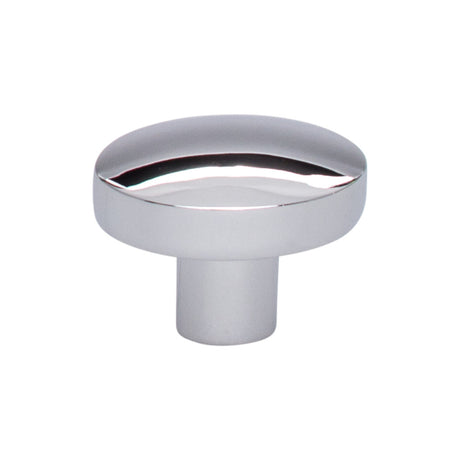 Top Knobs TK910PC Hillmont 1 3/8" Length Oval Knob Polished Chrome
