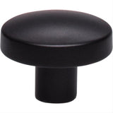 Top Knobs TK910BLK TK910 Hillmont 1 3/8" Length Oval Cabinet Knob Flat Black
