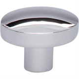Top Knobs TK910PC TK910 Hillmont 1 3/8" Length Oval Cabinet Knob Polished Chrome