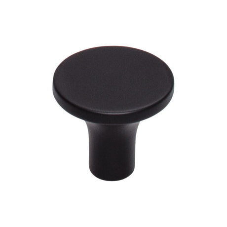 Top Knobs TK912BLK Marion 1 1/8" Diameter Round Knob Flat Black