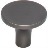 Top Knobs TK913AG TK913 Marion 1 1/4" Diameter Mushroom Cabinet Knob Ash Gray