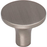 Top Knobs TK913BSN TK913 Marion 1 1/4" Diameter Mushroom Cabinet Knob Brushed Satin Nickel