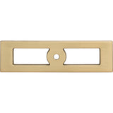 Top Knobs TK922HB Hollin 4 9/32" Length Rectangle Knob Honey Bronze
