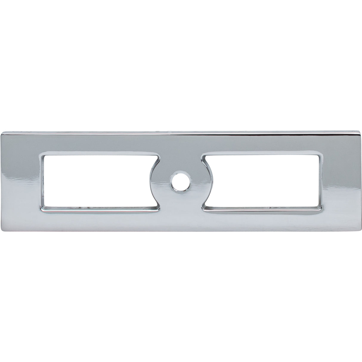Top Knobs TK922PC Hollin 4 9/32" Length Rectangle Knob Polished Chrome