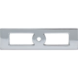 Top Knobs TK922PC Hollin 4 9/32" Length Rectangle Knob Polished Chrome