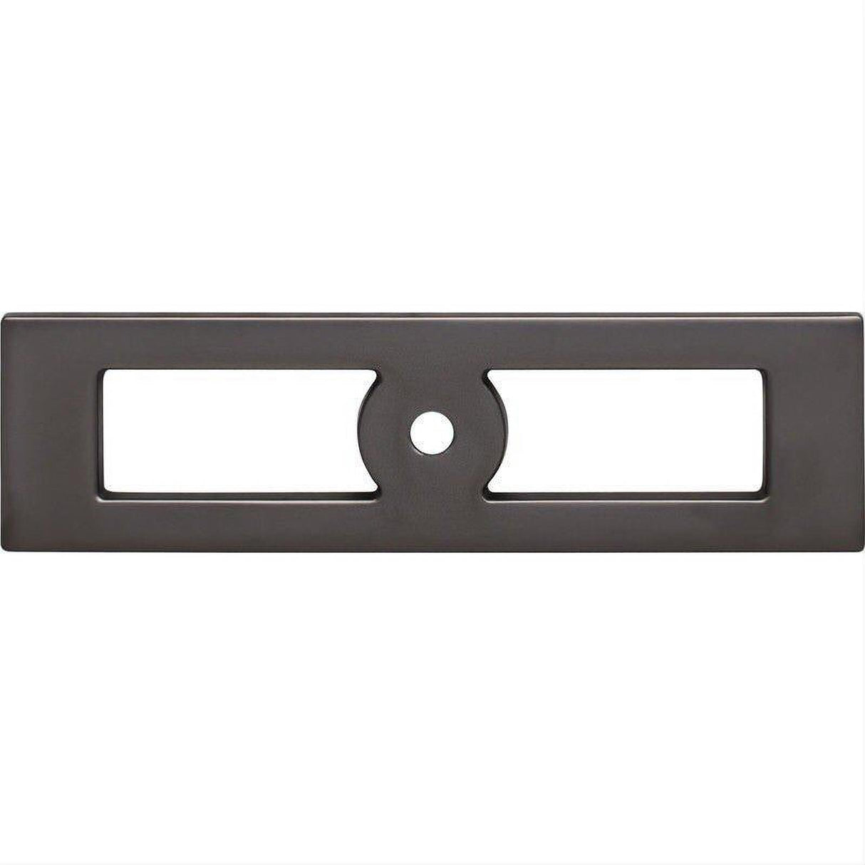 Top Knobs TK922AG TK922 Hollin 3 3/4" Knob Backplate Ash Gray