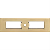 Top Knobs TK922HB TK922 Hollin 3 3/4" Knob Backplate Honey Bronze
