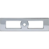 Top Knobs TK922PC TK922 Hollin 3 3/4" Knob Backplate Polished Chrome