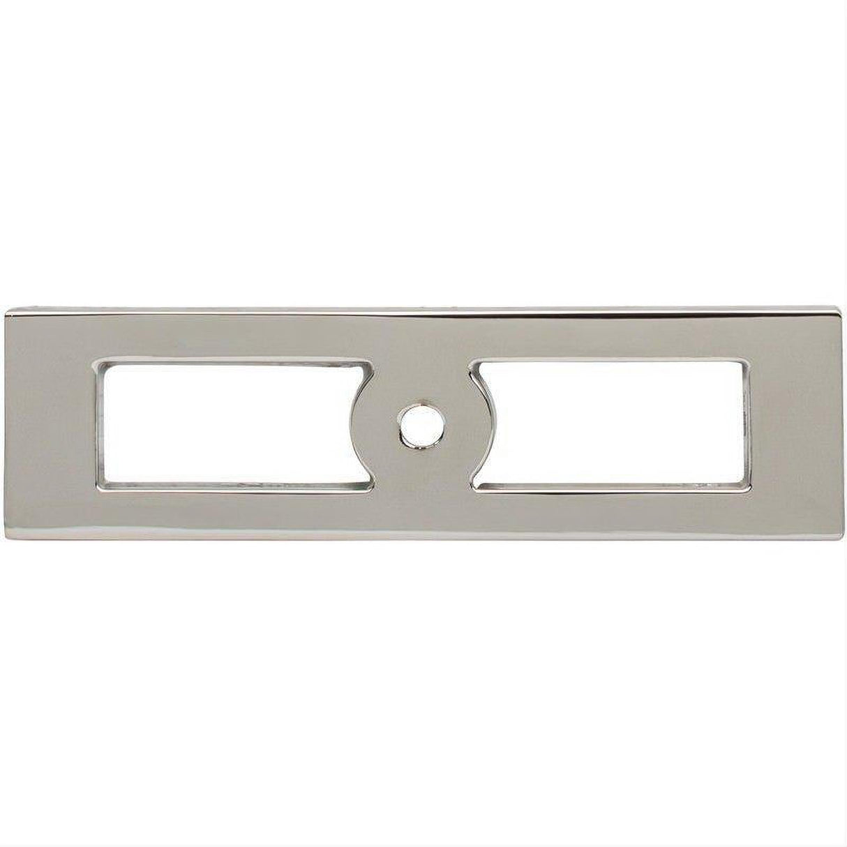 Top Knobs TK922PN TK922 Hollin 3 3/4" Knob Backplate Polished Nickel