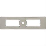 Top Knobs TK922PN TK922 Hollin 3 3/4" Knob Backplate Polished Nickel