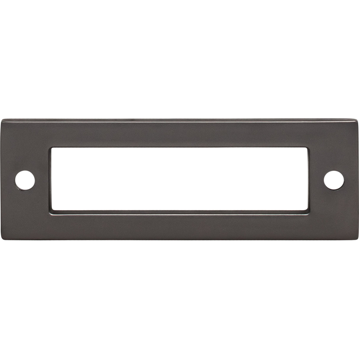 Top Knobs TK923AG Hollin 3" Center to Center Pull Backplate Ash Gray