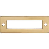 Top Knobs TK923HB Hollin 3" Center to Center Pull Backplate Honey Bronze
