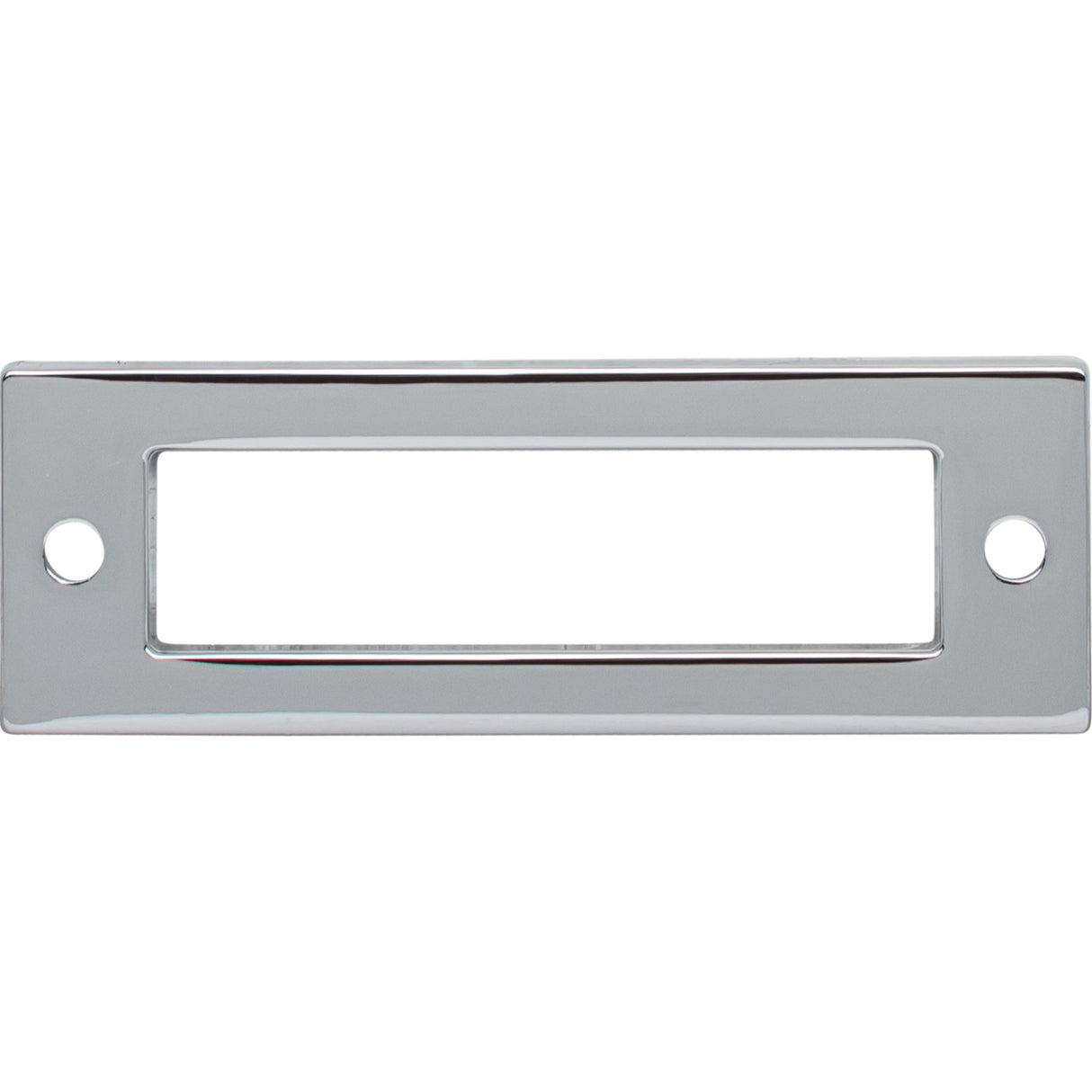 Top Knobs TK923PC Hollin 3" Center to Center Pull Backplate Polished Chrome