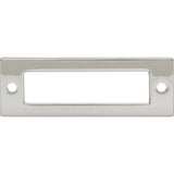 Top Knobs TK923PN Hollin 3" Center to Center Pull Backplate Polished Nickel