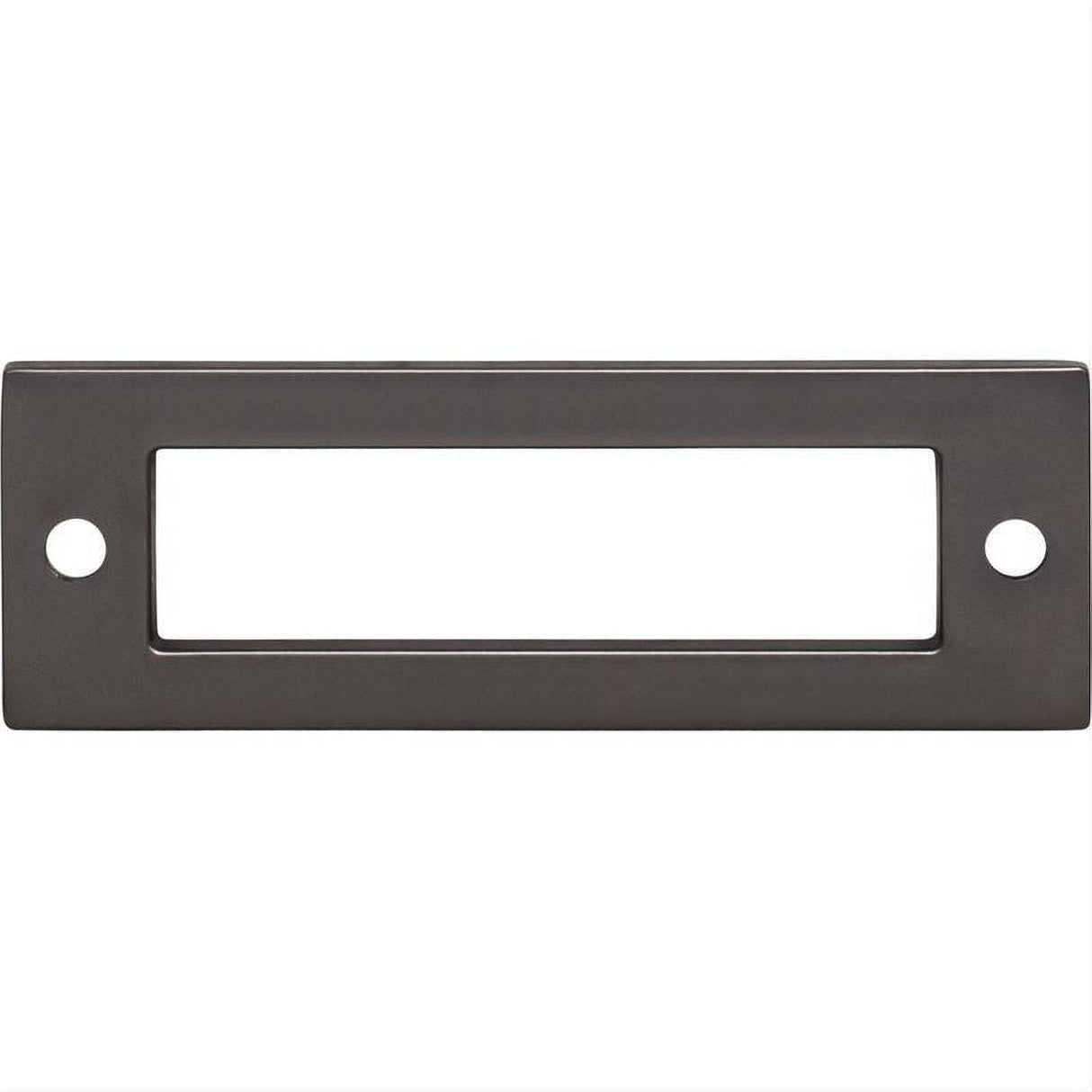 Top Knobs TK923AG TK923 Hollin 3" Center to Center Pull Backplate Ash Gray
