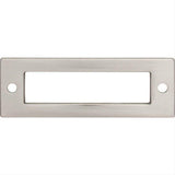 Top Knobs TK923BSN TK923 Hollin 3" Center to Center Pull Backplate Brushed Satin Nickel