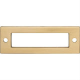 Top Knobs TK923HB TK923 Hollin 3" Center to Center Pull Backplate Honey Bronze