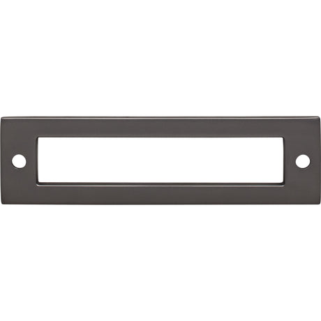 Top Knobs TK924 Hollin 3 3/4" Center to Center Pull Backplate