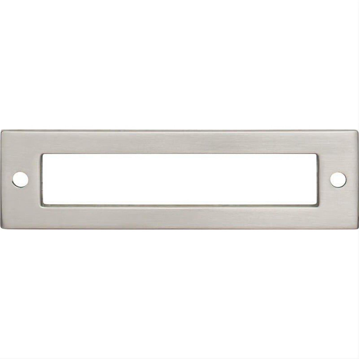 Top Knobs TK924BSN TK924 Hollin 3 3/4" Center to Center Pull Backplate Brushed Satin Nickel
