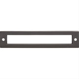 Top Knobs TK925AG TK925 Hollin 5 1/16" Center to Center Pull Backplate Ash Gray