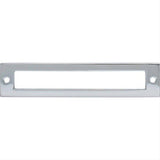 Top Knobs TK925PC TK925 Hollin 5 1/16" Center to Center Pull Backplate Polished Chrome