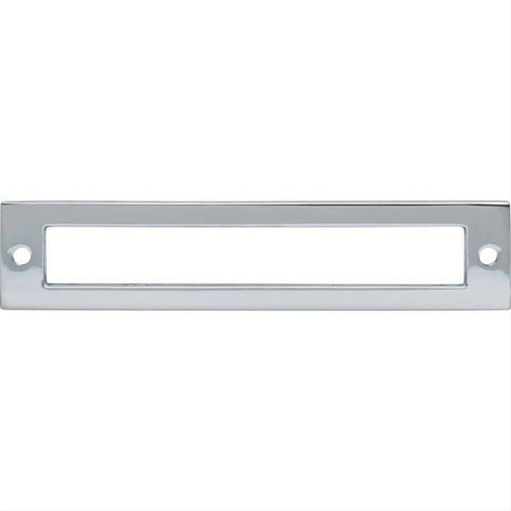 Top Knobs TK925PC TK925 Hollin 5 1/16" Center to Center Pull Backplate Polished Chrome
