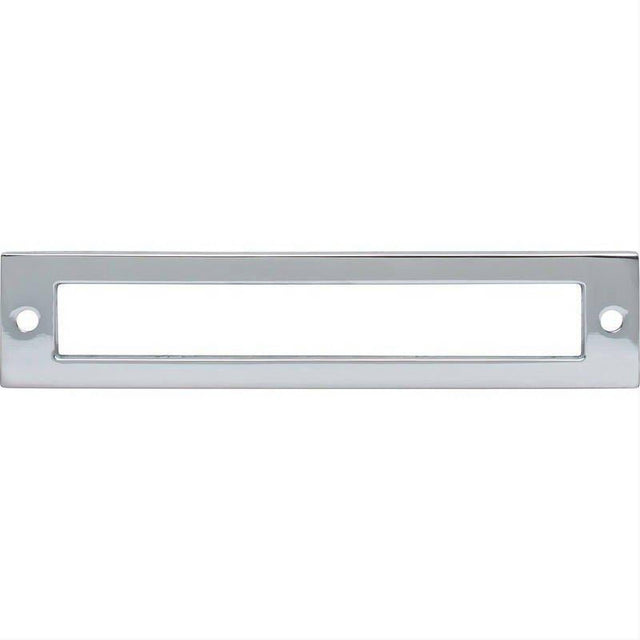 Top Knobs TK925PC TK925 Hollin 5 1/16" Center to Center Pull Backplate Polished Chrome