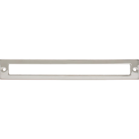 Top Knobs TK927PN Hollin 7 9/16" Center to Center Pull Backplate Polished Nickel