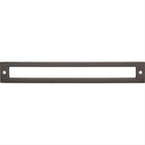 Top Knobs TK927AG TK927 Hollin 7 9/16 " Center to Center Pull Backplate Ash Gray