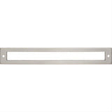 Top Knobs TK927BSN TK927 Hollin 7 9/16 " Center to Center Pull Backplate Brushed Satin Nickel